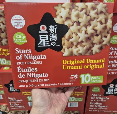 Image of Original Umami Stars of Niigata Rice Crackers - 1 x 400 Grams